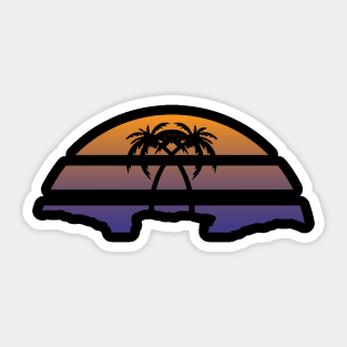 Vintage Miami Vice Style 2 Sticker